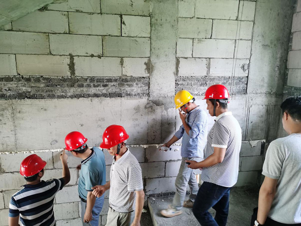 江南實驗小學2#教輔樓完成一、二層主體結構驗收